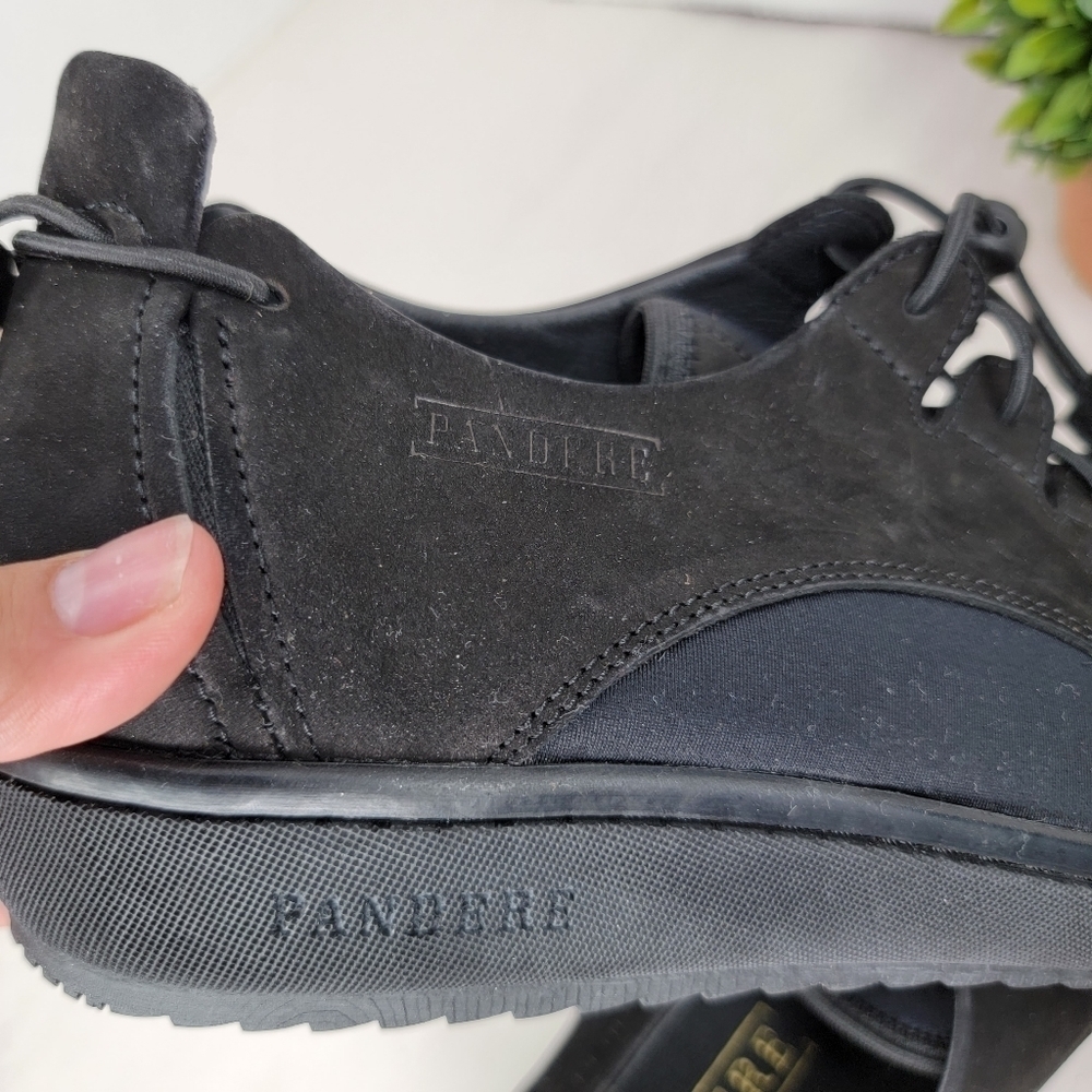 Pandere Saturday working leather women adjustable shoes black 10 - Picture 7 of 9